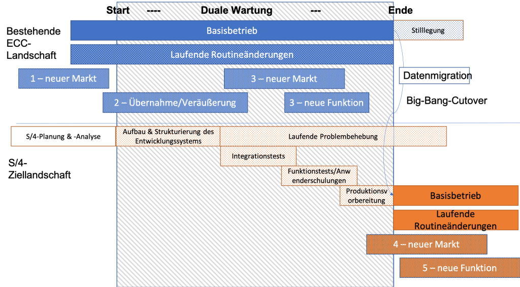 s4hana dual maintenance table