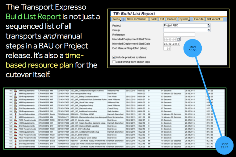 Automate and sequence your SAP build list